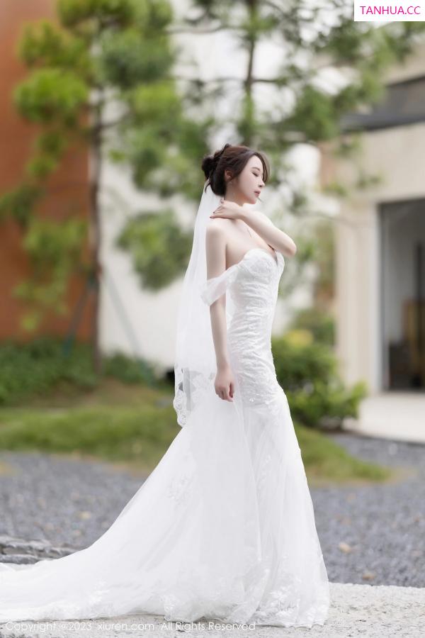 梦心玥  [XiuRen]高清写真图 2023.08.30 No.7310 梦心玥 婚纱美腿第12张图片